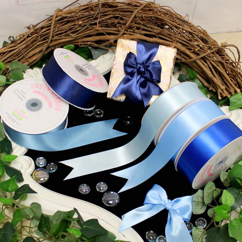 LUV RIBBONS Creative Ideas Solid Satin Ribbon, 1-1/2"/50 yd, Turquoise,PSF1102-316 - Image 5